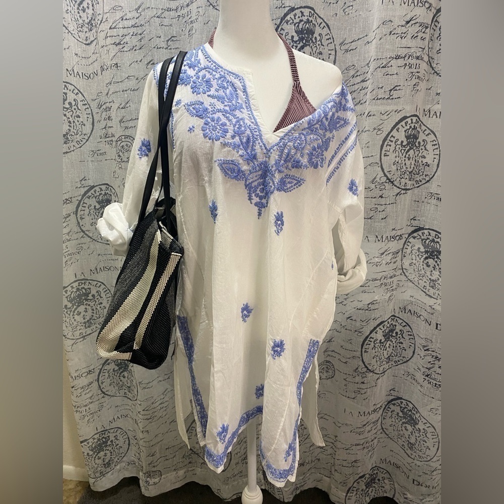 JACKPOT | Embroidered Tunic / Swim Cover